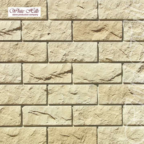 405-10 White Hills Облицовочный камень «Йоркшир» (Yorkshire), бежевый, плоскостной.